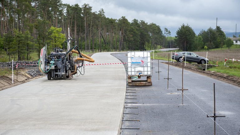 Zmodernizovaná cesta Rohožník- Malacky