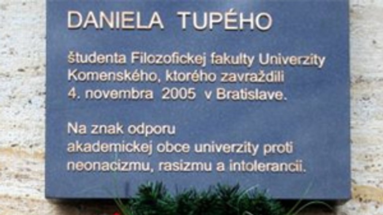 Od vraždy študenta daniela tupého uplynulo desať rokov - tupy_tabula