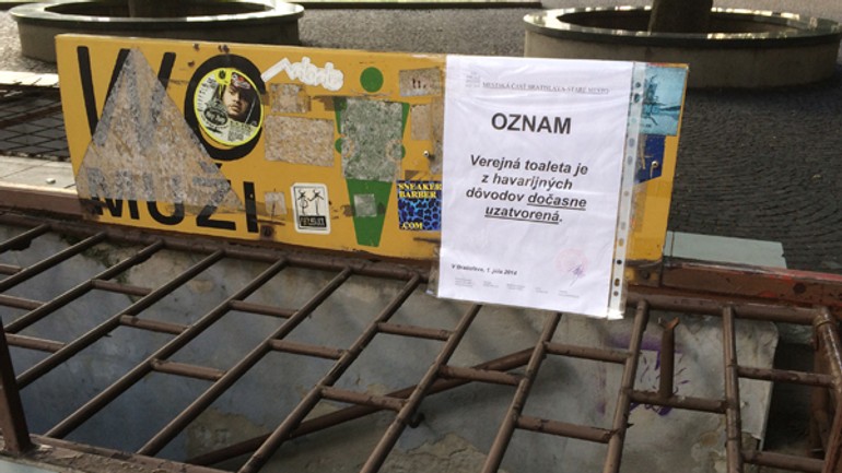 Staré mesto verejné toalety najskôr zrušilo, teraz začalo rekonštruovať - toaleta_reduta