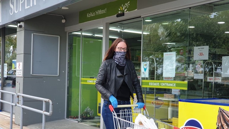 Jana po návšteve miestnych potravín