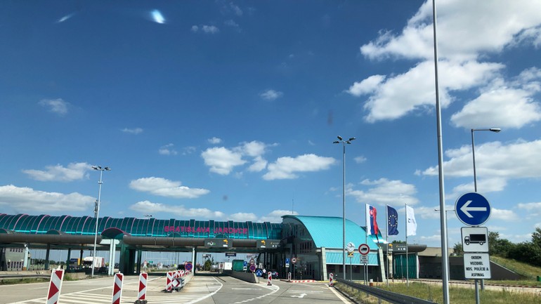 Hraničný priechod Jarovce Kittsee slovenská strana