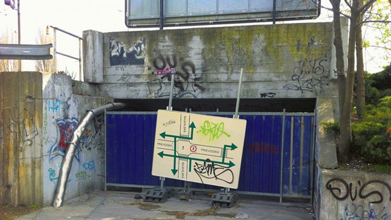 Podchod otvoria po dokončení forum business centra - Prievozska1