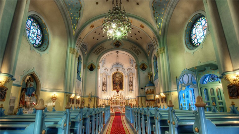 Modrý kostolík oslavuje storočnicu - modry_kostolik_interier