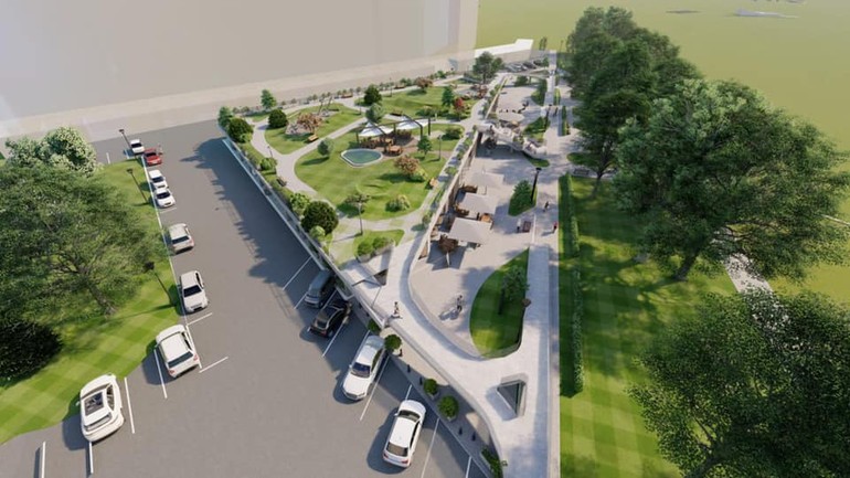 parkovací dom na Štrkovci vizualizácia