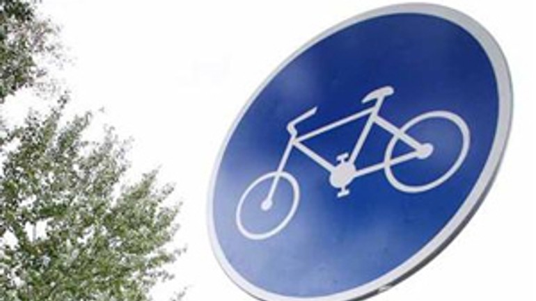 Z promenády mesto urobilo cyklotrasu - cyklotrasa_znacka