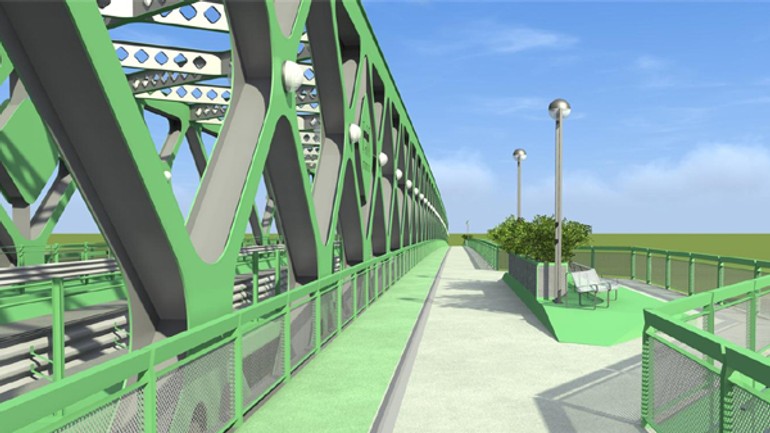 Mestskí poslanci rozhodli, že starý most bude zeleno-sivý - starymost_sivo_zeleny