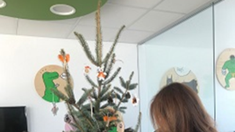 Vianočný strom v nemocnici