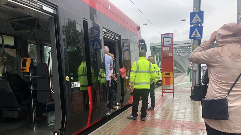 Zranený cestujúci v električke č.1