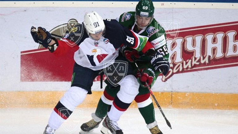 Hokejisti slovana prehrali v kazani až po nájazdoch - kazan_hcslovan