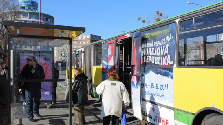 V bratislave jazdí ďalší "hokejový" autobus - Bus2