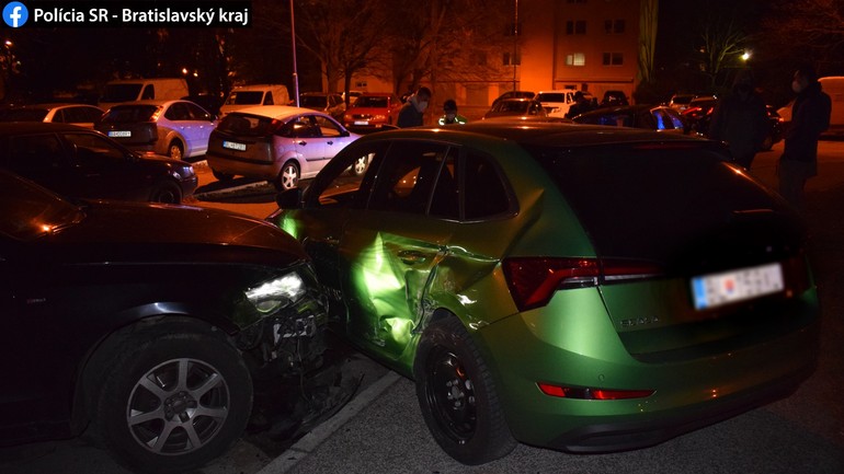 nehoda opitá vodička Dúbravka