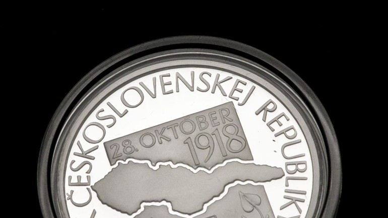 Zberateľská minca k 100. výročiu vzniku ČSR 