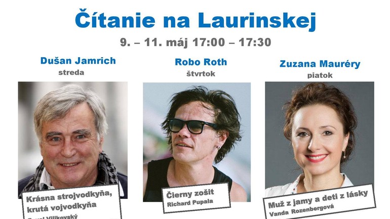 Čítanie hercov na Laurinskej
