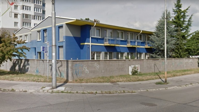 miesto, kde mala byť posavená ubytovňa Vrakuňa