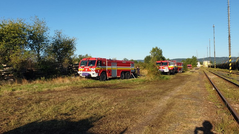Požiar na stanici Bratislava východ