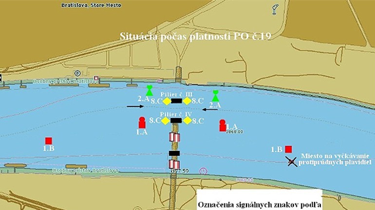 Práce na demontáži mosta môžu pokračovať až od pondelka - plavebne_opatrenie_19