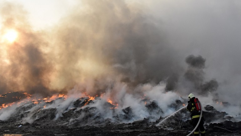 Požiar v obci Zohor