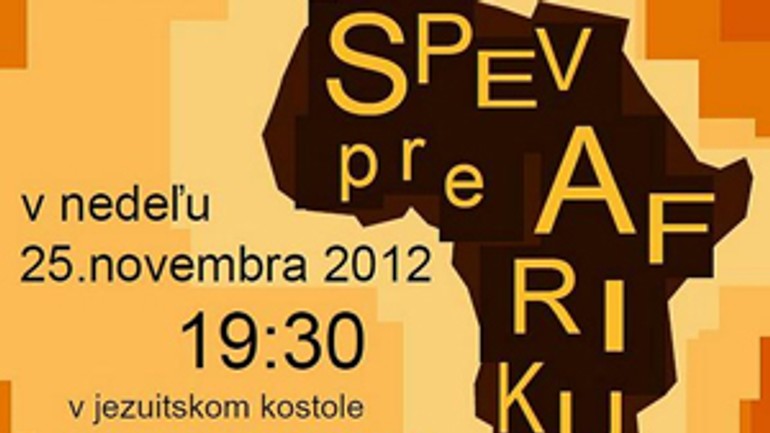 V nedeľu sa bude spievať opäť pre afriku - Spev pre afriku