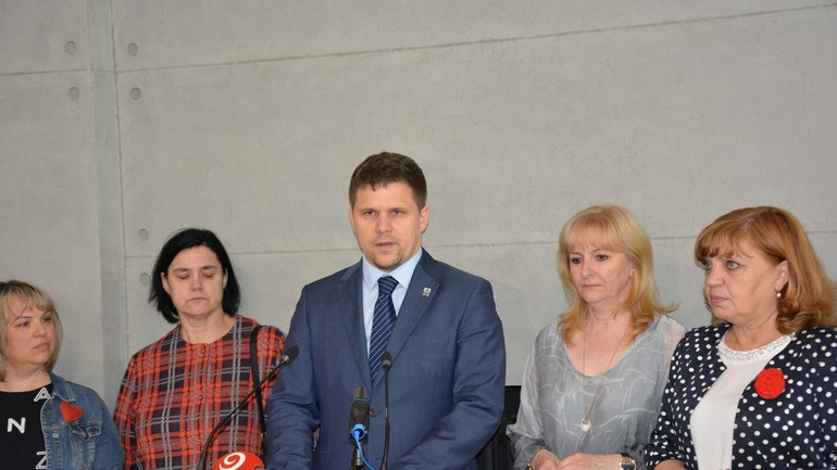 Ján Hrčka a riaditeľky materských škôl