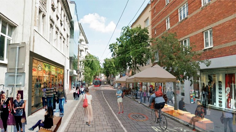 Mickiewiczova ulica - vizualizácia