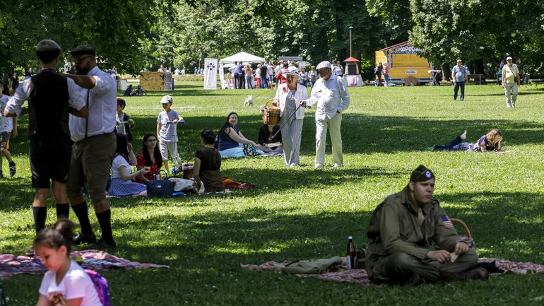 Dobový piknik v Sade Janka Kráľa