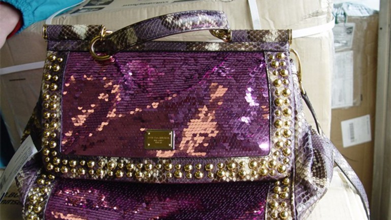 Bratislavskí colníci zadržali na pošte kabelku z pytóna - kabelka_pyton1