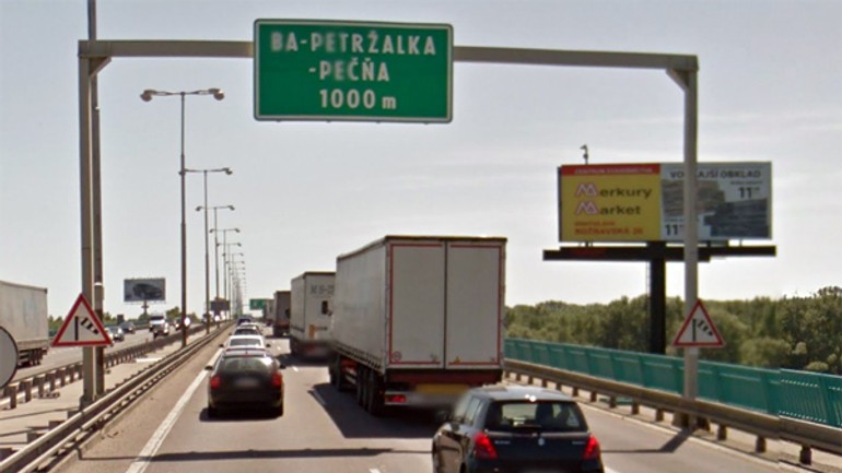 Na moste lafranconi - smer petržalka vznikne tretí jazdný pruh - most_lafranconi