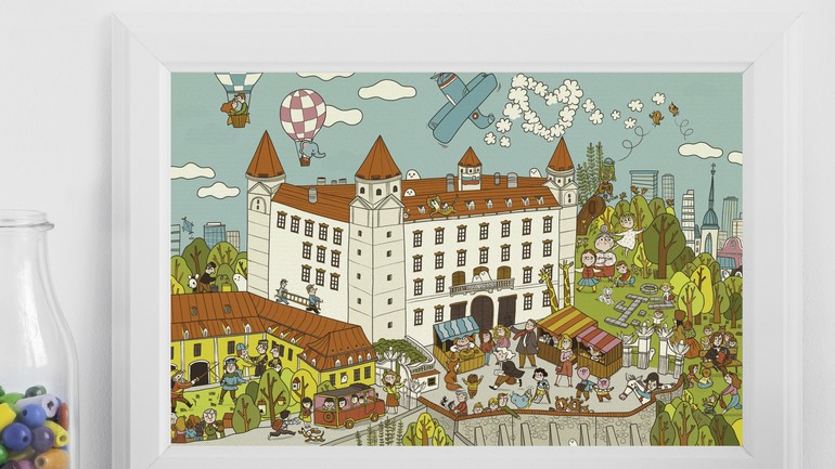 Kniha Bratislava hľadaj a nájdi