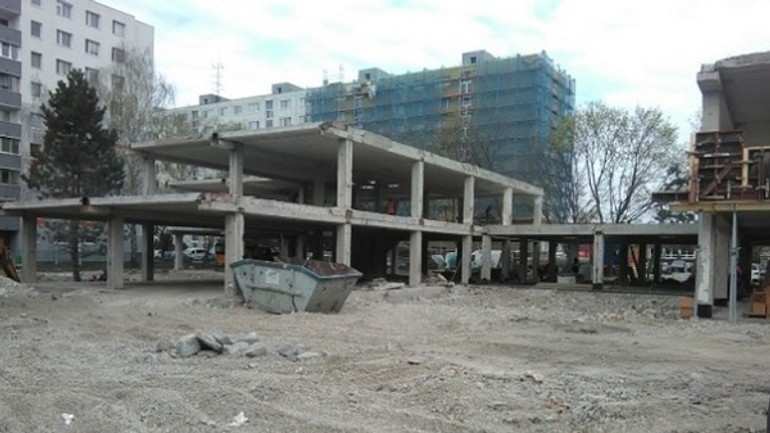 Búracie práce na budúcej mš vyšehradská ukončili - ms vysehradska