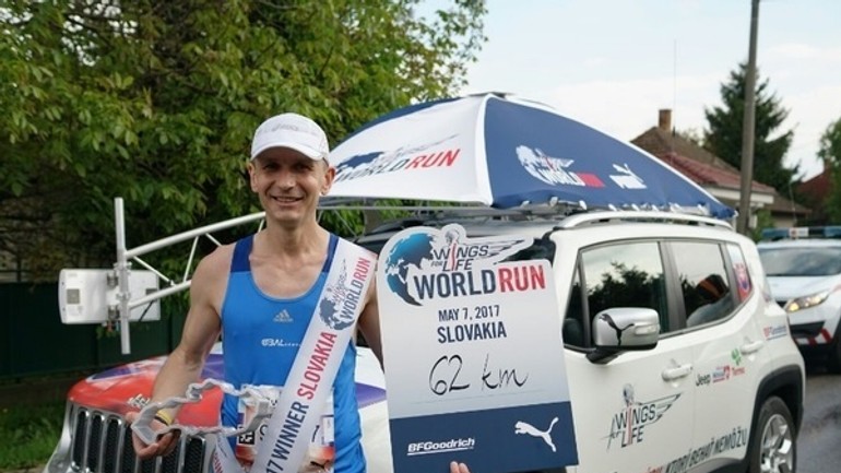 Neuveriteľné, aký úsek odbehol víťaz. preteky wings for life lámali rekordy - Marek Mockovčiak