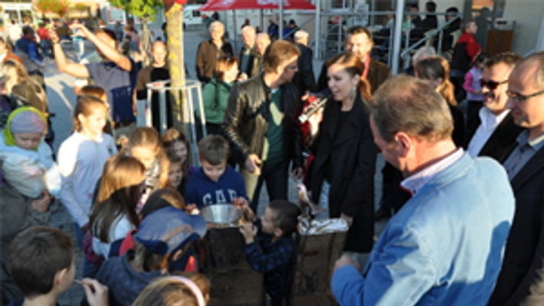 V záhorskej bystrici majú nové pitné fontánky - bvs_zahorska_fontanka