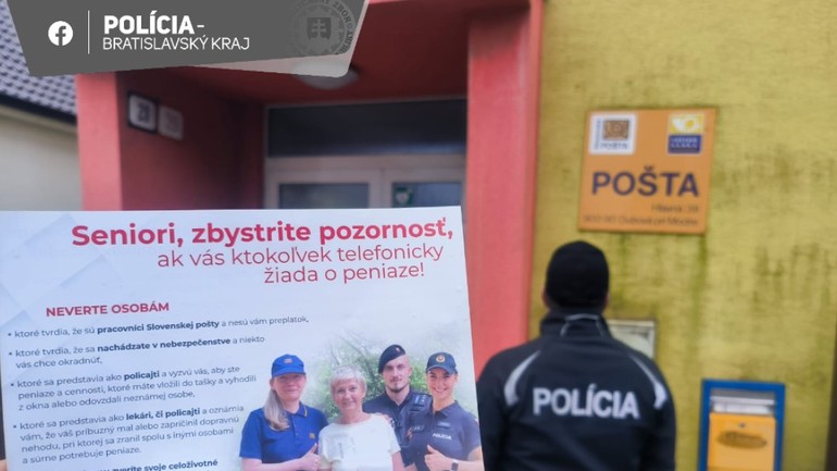 Polícia varuje seniorov.