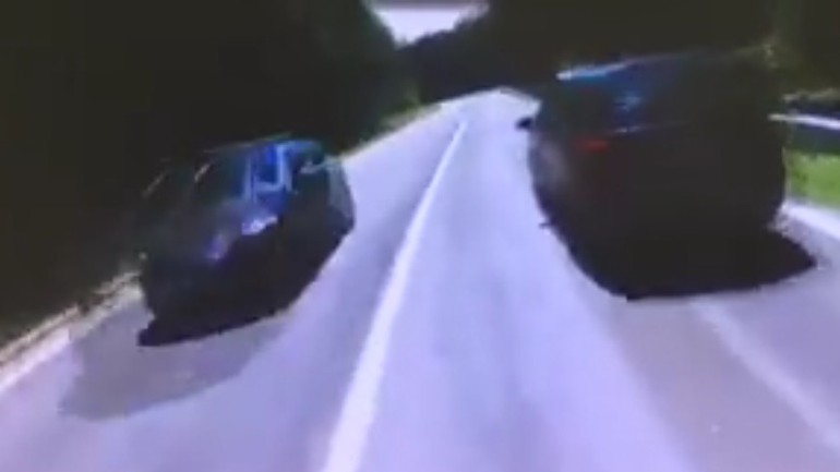 Nehoda motorkára na Pezinskej Babe