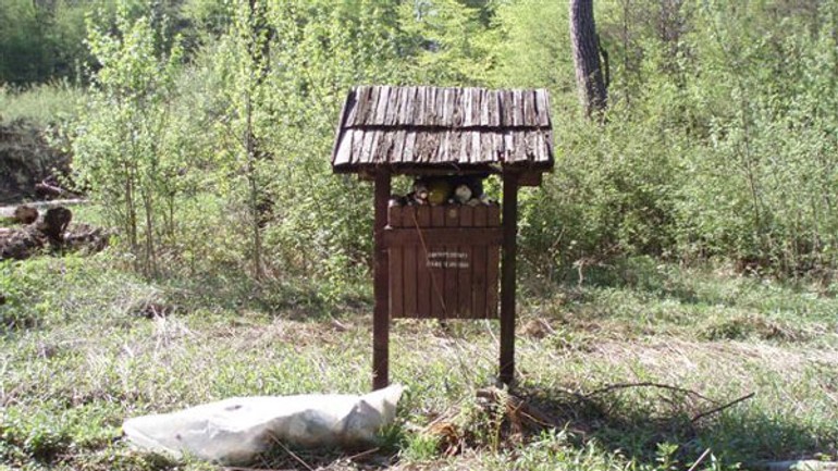 Odpadkový kôš pod kačínom je stále preplnený - Kacin1