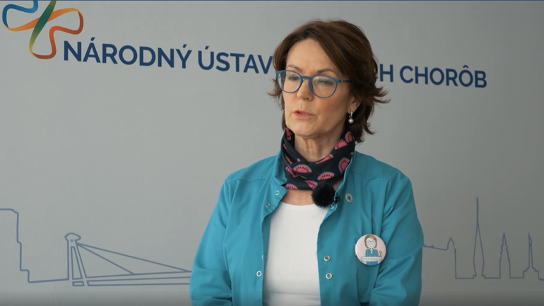 Prednostka najväčšej detskej kliniky na Slovensku Ľudmila Podracká