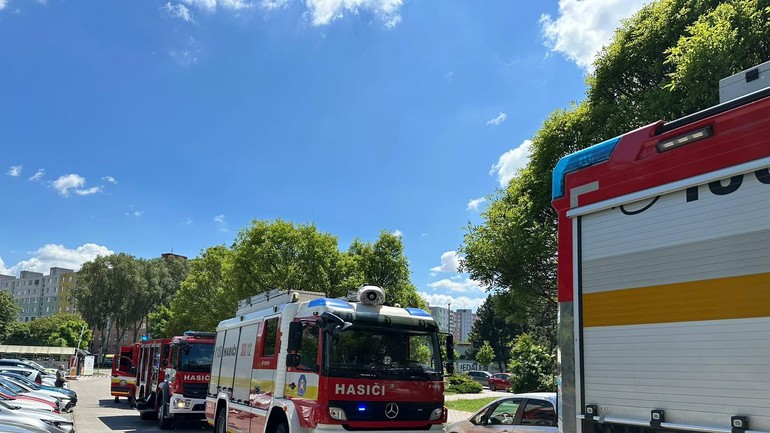 Bratislavskí hasiči vykonali taktické cvičenie v objekte NS SR