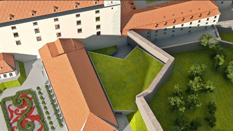 Pamiatky na hrade ochráni krycia stavba, garáže ich neohrozia - hrad_vizual1