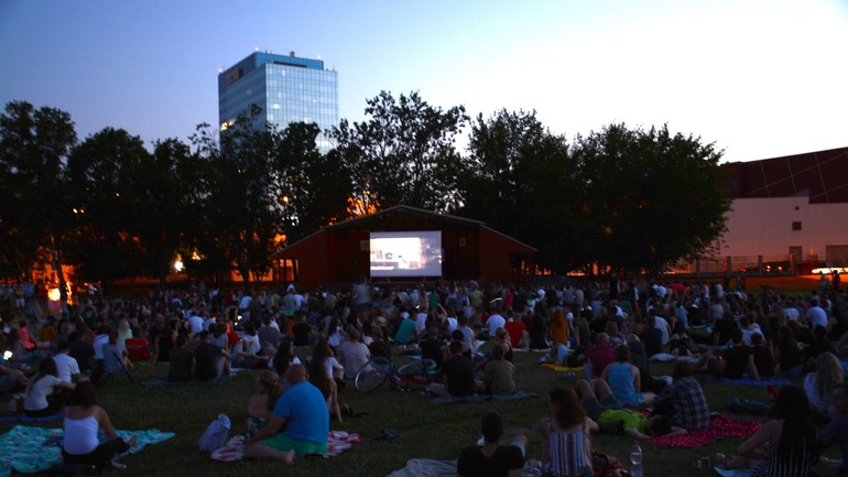 letné kino na kuchajde