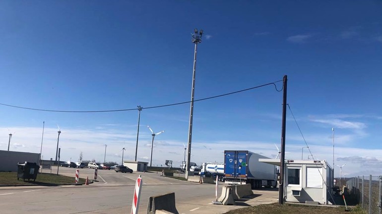 Konrola na hraničnom priechode Bratislava Jarovce