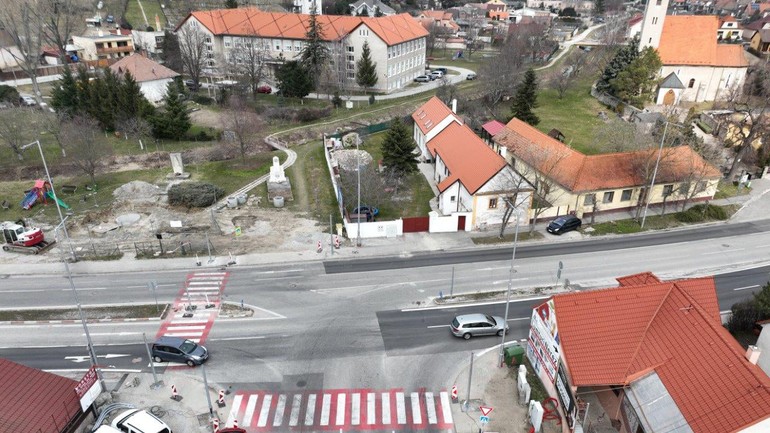 Križovatka ulíc Myslenická a Grobská