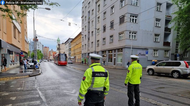 Špitálska - polícia