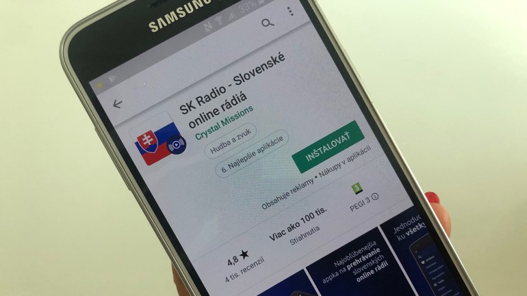 Aplikácia SK Radio - slovenské online rádiá