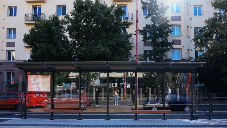 modernizovaný prístrešok DPB