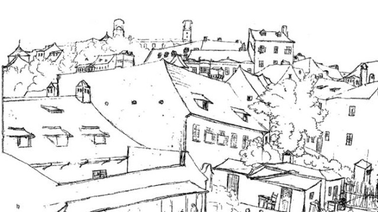 Karl vesque kreslil aj skice prešporka - Pamatnik1