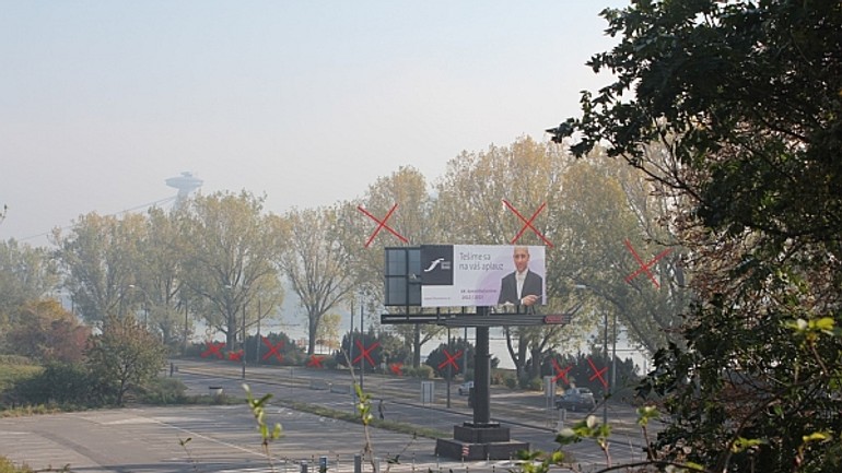 Pre výstavbu na zuckermandli vyrúbu stromy na nábreží - Nabrezie vyrub