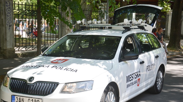 Monitorovacie auto mestskej polície