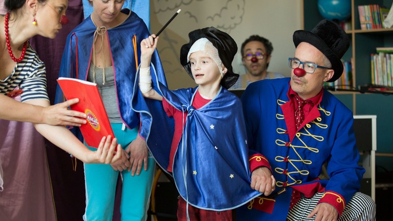 Červený nos - klauni