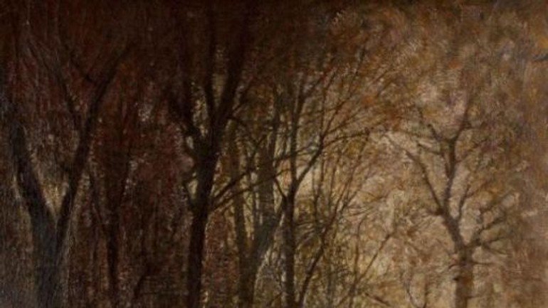 Na dobrovičovej prepadli galériu, lupič chcel obraz - Zena v lese