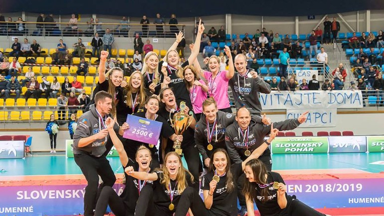 Volejbalistky Slávia EU Bratislava