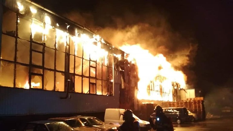 Požiar v Petržalke